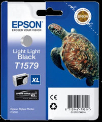 Cartucho de tinta original Epson T1579 preto claro - C13T15794010