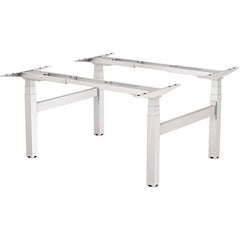 Fellowes Estructura MetÃ¡lica Plata Mesa Doble Regulable en Altura Cambio - 3 Configuraciones de Memoria - Altura de 645 mm a 1305 mm - Maxima Seguridad