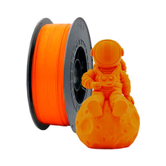 Filamento PLA 3D - Diâmetro 1,75mm - Carretel 1kg - Cor Laranja