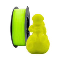 Filament PLA 3D - Diamètre 1,75 mm - Bobine 1kg - Couleur Jaune Fluo