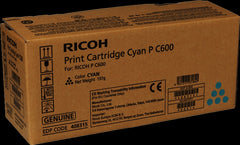 Ricoh PC600 Cyan Cartucho de Toner Original - 408315/P C600C