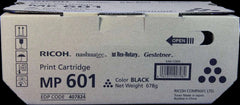 Cartucho de toner original preto Ricoh Aficio MP501/MP601 - 407824