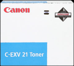 Cartucho de toner original Canon CEXV21 ciano - 0453B002