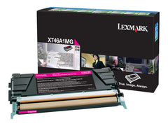 Cartouche de toner originale magenta Lexmark X746/X748 - X746A1MG