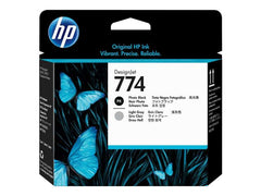 HP 774 Cabezal de Impresion Original - Negro Photo, Gris Light - P2W00A