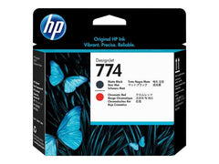 Cabeça de impressão original HP 774 - preto fosco, vermelho cromático - P2V97A