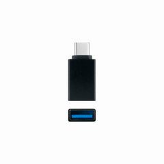 Nanocable Adaptador USB-C a USB 3.1 - USB-C/M-USB-A/H - Aluminio - Color Negro