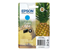 Epson 604 Cyan Original Ink Cartridge - C13T10G24010