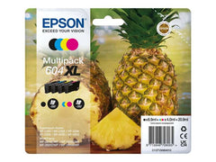 Epson 604XL Pack of 4 Original Ink Cartridges - C13T10H64010