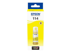 Frasco de tinta pigmentada original Epson 114 amarelo - C13T07B440