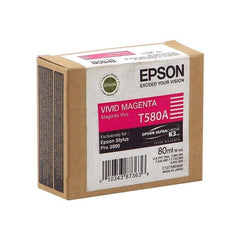 Epson T580A Cartouche d'encre originale magenta vif - C13T580A00