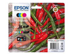 Epson 503XL/503 Pack de 4 Cartuchos de Tinta Originales - C13T09R94010