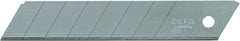 Olfa Pack de 10 Cuchillas de Respuesto para Cutters Olfa - 8 Segmentos - Ancho 18mm