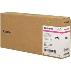 Canon PFI706 Magenta Photo Original Ink Cartridge - 6686B001