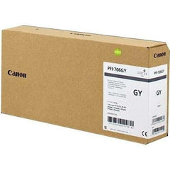 Canon PFI706 Gray Original Ink Cartridge - 6690B001