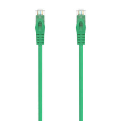 Aisens Cable de Red Latiguillo RJ45 LSZH Cat.6A 500 MHZ UTP AWG24 - 1.5m - Libre de Halogenos - 10 Gigabit/s - Color Verde