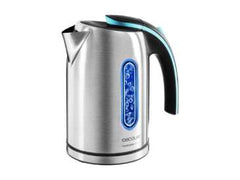 Cecotec ThermoSense 220 Steel Hervidor de Agua 1630W - Capacidad 1,2L - Acero Inoxidable - Libre de BPA - Filtro Antical - Base con Giro 360Âº - Doble Sistema de Seguridad