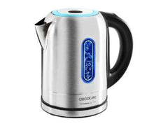 Cecotec ThermoSense 290 Steel Hervidor de Agua 2200W - Capacidad 1,7L - Acero Inoxidable - Ajuste Electronico de Temperatura - Libre de BPA - Filtro Antical - Base con Giro 360Âº - Doble Sistema de Seguridad