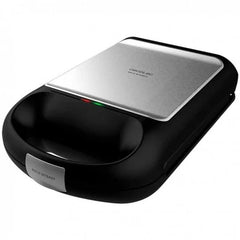 Cecotec Rockâ€™nToast Family Sandwichera 1500W - Capacidad para 4 Sandwiches - Revestimiento Antiadherente - Rapidez de Calentamiento - Acero Inoxidable