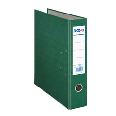 Dohe Archivador de Palanca TamaÃ±o Folio - Lomo Ancho 70mm - Ollao, Rado y Tarjetero en el Lomo - Carton Forrado con Polipropileno - Cantoneras Metalicas - Color Verde