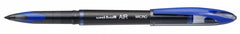 Uni-ball AIR MICRO UBA-188-M Rollerball - Punta de Acetato Plastico 0.5mm - Tinta Pigmentada Resistente al Agua y Luz - Color Azul