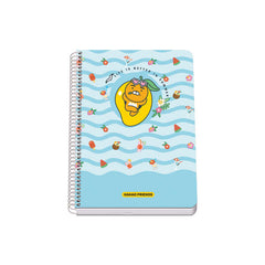 Dohe Kakao Friends Summer Holiday Cuaderno Espiral Tapa Rigida - TamaÃ±o A5 de 80 Hojas 90gr - Hojas con Cuadricula 4mm