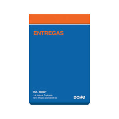 Dohe Talonario de Entregas - Cuarto Natural - 50x3 Hojas Autocopiativas - Triplicado