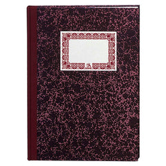 Dohe Cuaderno Cartone Modelo Caja de 100 Hojas - Folio Natural - Tapa en Tres Piezas con Lomera de Tela - Interior en Papel Offset de 70g/m2 - Cosidos a Hilo Vegetal - Lomo Burdeos