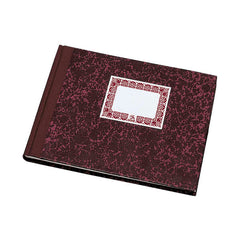 Dohe Cuaderno Cartone Modelo Caja de 100 Hojas - Cuarto Apaisado - Tapa en Tres Piezas con Lomera de Tela - Interior en Papel Offset de 70g/m2 - Cosidos a Hilo Vegetal - Lomo Burdeos