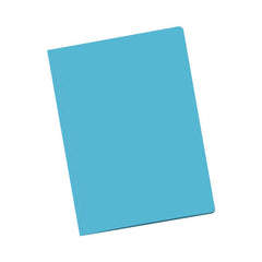 Dohe Pack de 50 Subcarpetas de Cartulina 180gr - TamaÃ±o Folio - Ranura para Fastener - Color Azul Claro
