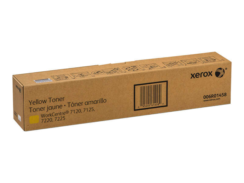 Xerox WorkCentre 7120/7125/7220/7225 Amarillo Cartucho de Toner Original - 006R01458 - Loja do Tinteiro