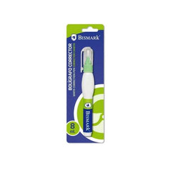 Bismark Boligrafo Corrector 8ml - Punta Metalica Fina - Alta Precision - DiseÃ±o Ergonomico