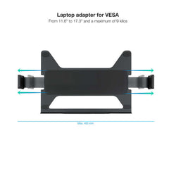 Tooq Soporte/Adaptador de PortÃ¡til Para Vesa - Color Negro