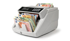 Safescan 2465-S Contadora de Billetes - Puede Contar Billetes de Euro Mezclados - Capacidad hasta 300 Billetes - 1000 Billetes por Minuto - Deteccion de Billetes Falsos