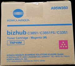 Cartouche de toner originale magenta Konica Minolta TNP49 - TNP49M/A95W350