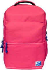 Oxford +LB B-Out Mochila Escolar - Compartimento Isotermico - Cremallera Expandible - Tirantes Acolchados y Ajustables - TamaÃ±o 42x30x15-20cm - Color Rosa