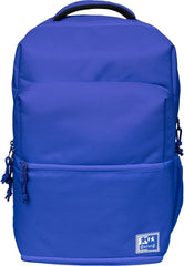 Oxford +LB B-Out Mochila Escolar - Compartimento Isotermico - Cremallera Expandible - Tirantes Acolchados y Ajustables - TamaÃ±o 42x30x15-20cm - Color Azul