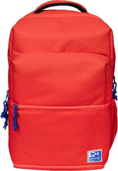 Oxford +LB B-Out Mochila Escolar - Compartimento Isotermico - Cremallera Expandible - Tirantes Acolchados y Ajustables - TamaÃ±o 42x30x15-20cm - Color Rojo