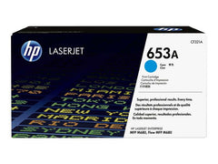 HP CF321A Cyan Original Toner Cartridge - 653A