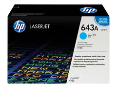 HP Q5951A Cyan Original Toner Cartridge - 643A