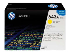 Cartucho de toner original amarelo HP Q5952A - 643A