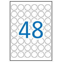 Apli Etiquetas Blancas Resistentes Intemperie Ã˜ 30.0mm 20 Hojas