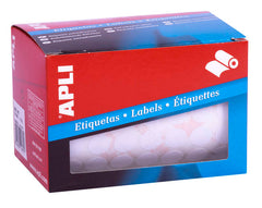 Apli Rollo Etiquetas Blancas Permanentes Ã˜ 13.0mm