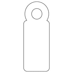 Apli Etiquetas Colgantes Blancas 7 x 19mm 200 U.
