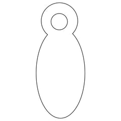 Apli Etiquetas Colgantes Blancas 8 x 19mm 1.000 U.