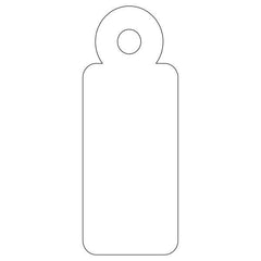 Apli Etiquetas Colgantes Blancas 13 x 34mm 1.000 U.