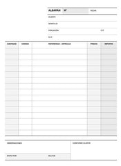 Apli Talonario Albaran 1/4 Natural Lito A-118 - Papel Autocopiativo - 4 Hojas por Juego - Numerado - TamaÃ±o 210x148mm - Natural