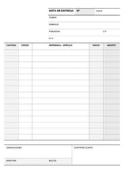 Apli Talonario Entrega 1/4 Triplicado Natural - Papel Autocopiativo - 92 Hojas - Numeracion Secuencial - TamaÃ±o A4 - Color Natural