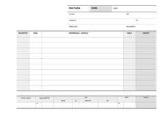 Apli Talonario Factura 1/4 Apaisado Duplicado A-64 - Papel Autocopiativo - Numeracion Secuencial - 50 Juegos por Talonario - Blanco y Amarillo