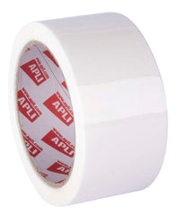 Apli Precinto Estandar sin Ruido Pp Acrilico - Medida 48mm x 66m - Grosor 28Âµm" - Adhesivo de Alta Calidad - Blanco